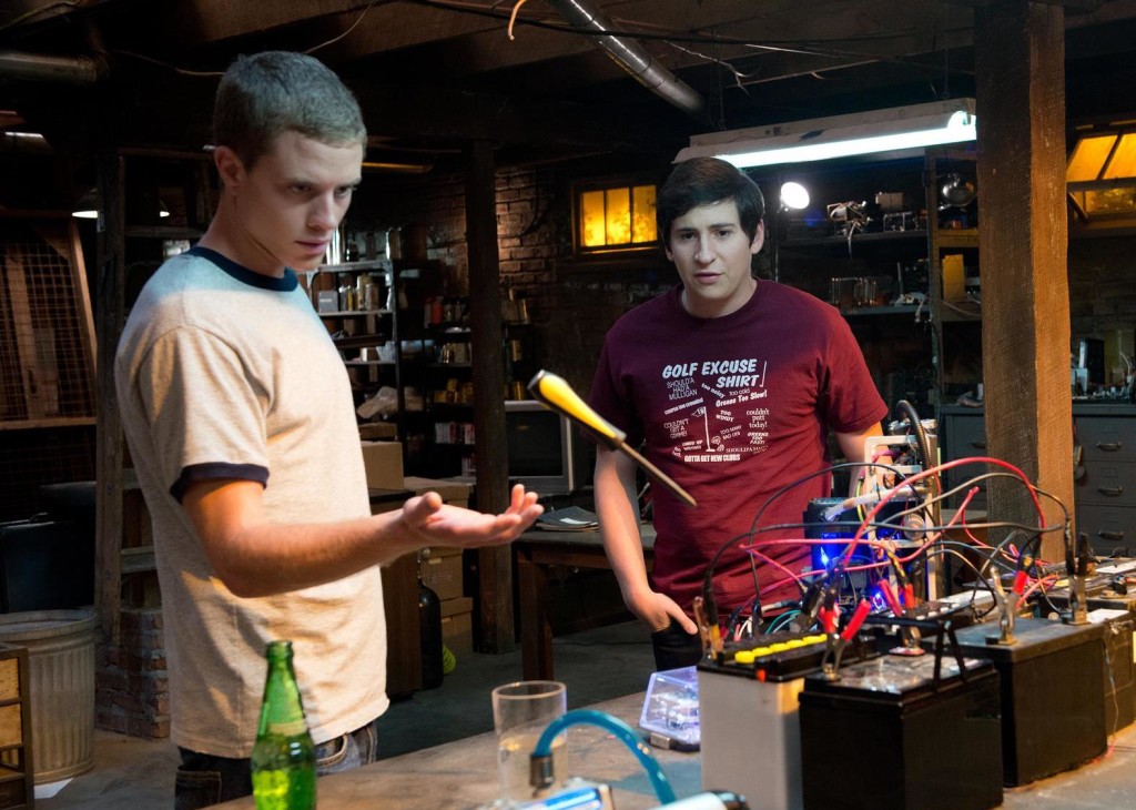 Jonny Weston (left) in Project Almanac