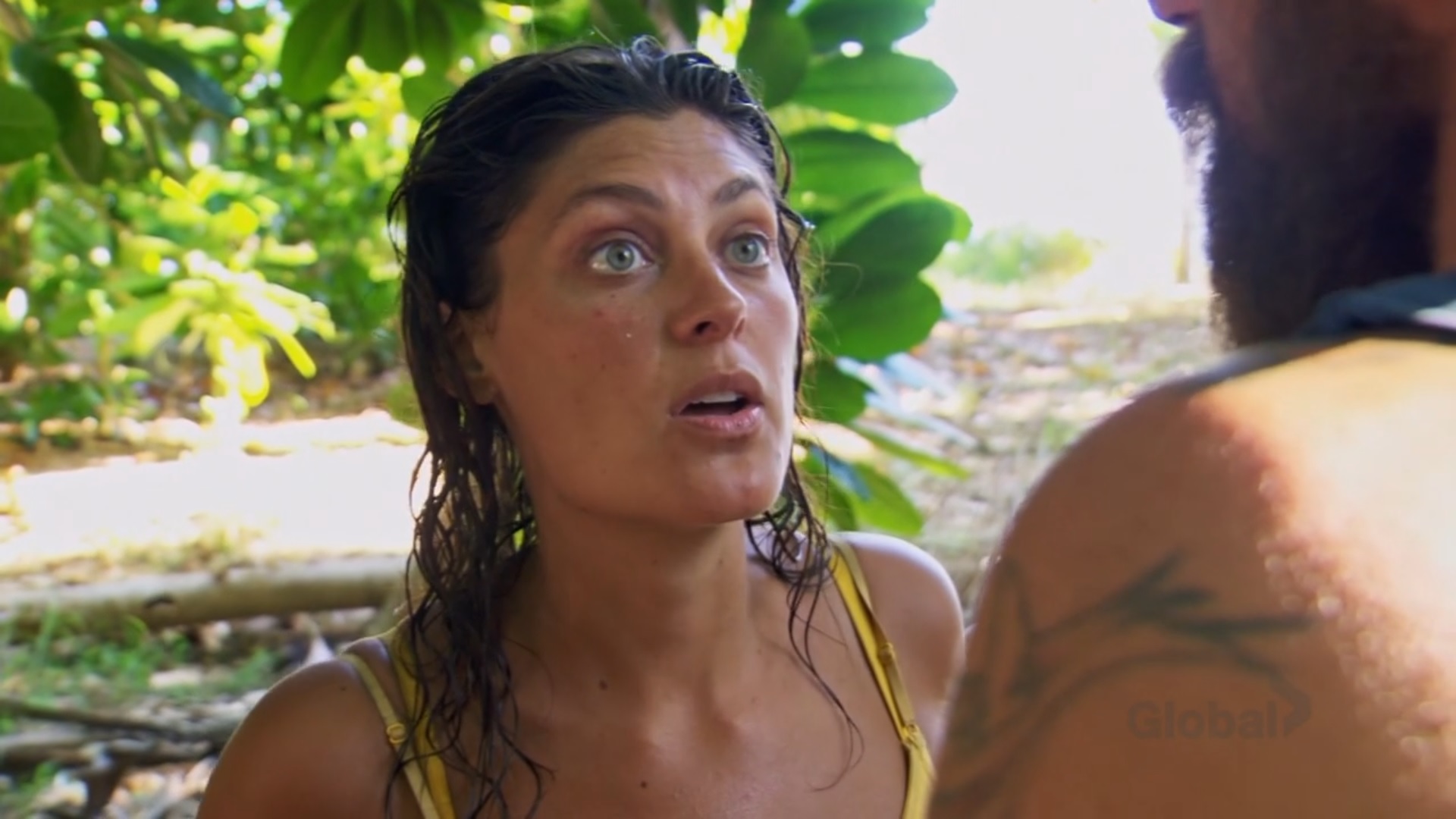 Michele revealing Adam's betrayal on Survivor: Winners at War