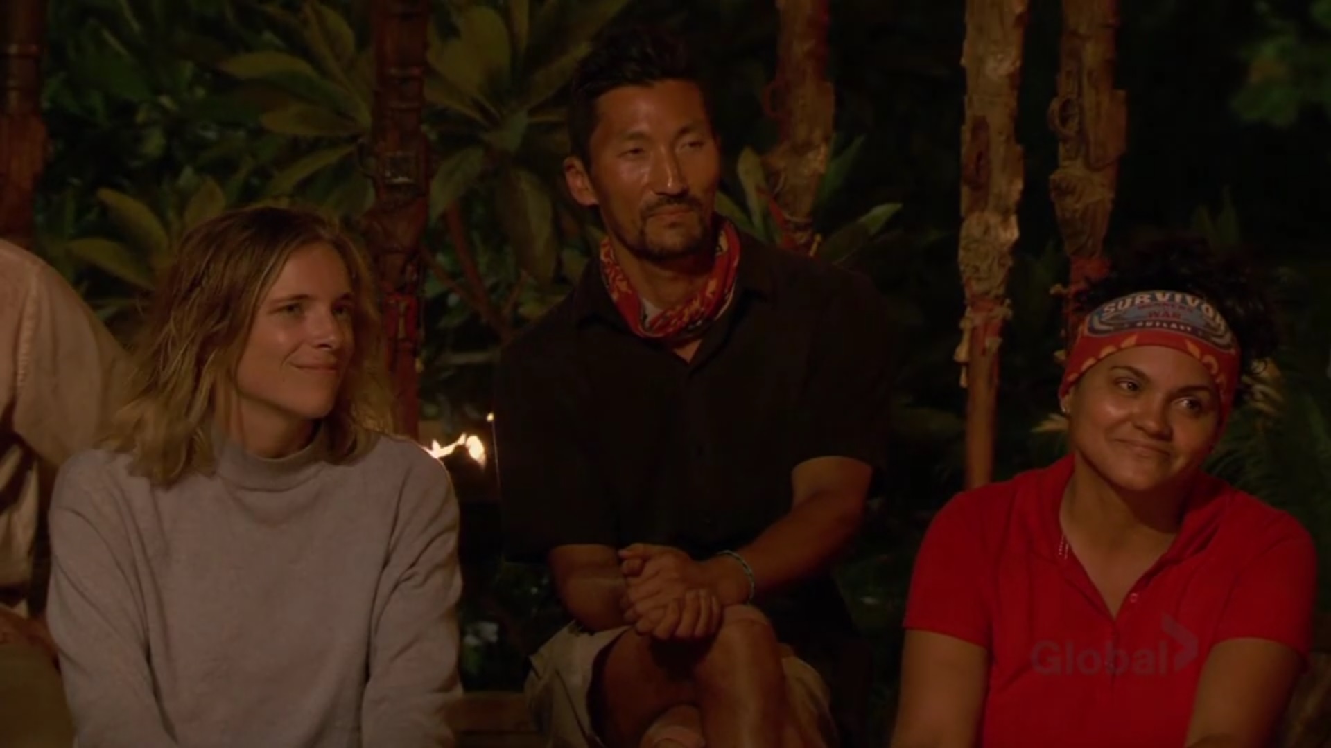 Jeff asking Yul a question on Survivor: Winners at War