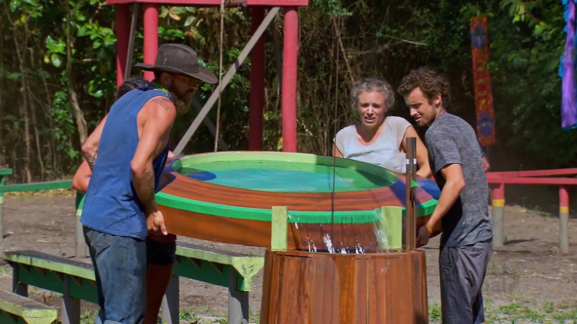 The Yara tribe competing on Survivor: Winners at War