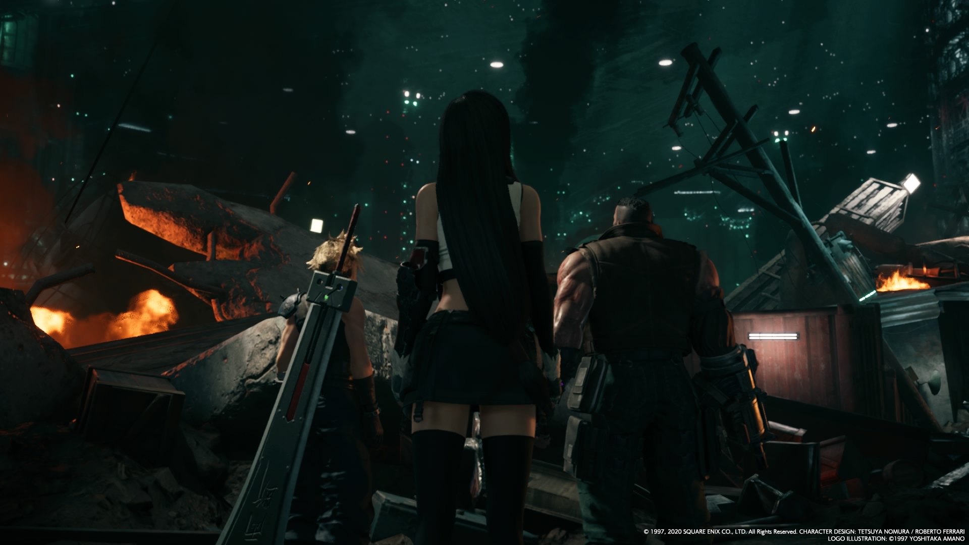 Final Fantasy VII Remake PS4 Theme From the Demo Shows a Full Party