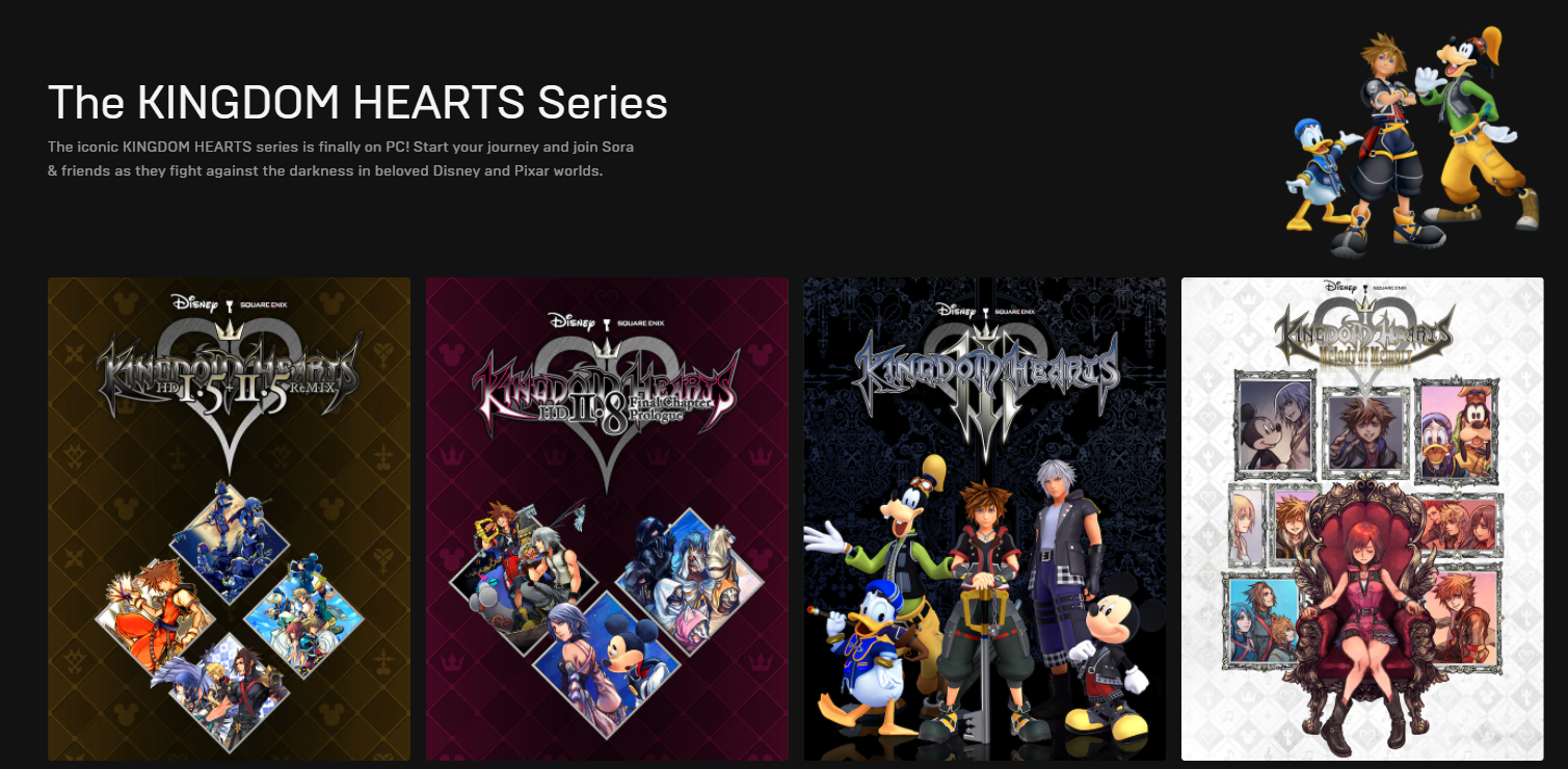 Kingdom Hearts 3 is the best-selling console game in the series