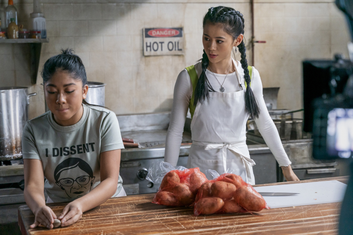 George cooking with her sister Jessie on Nancy Drew