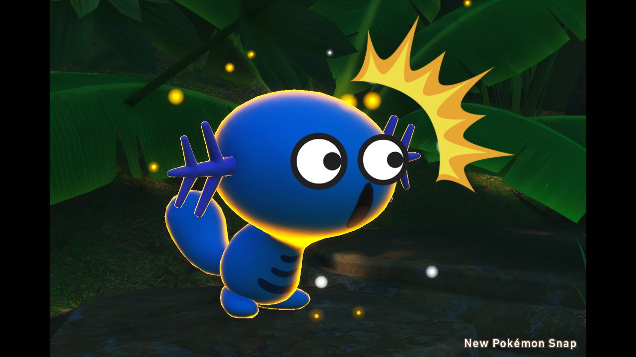 Picture taken in the video game New Pokémon Snap.