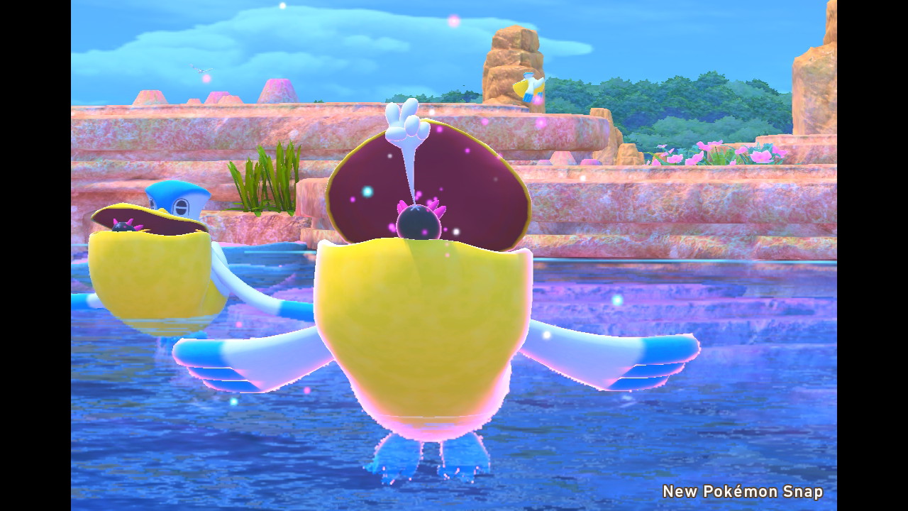 Picture taken in the video game New Pokémon Snap.