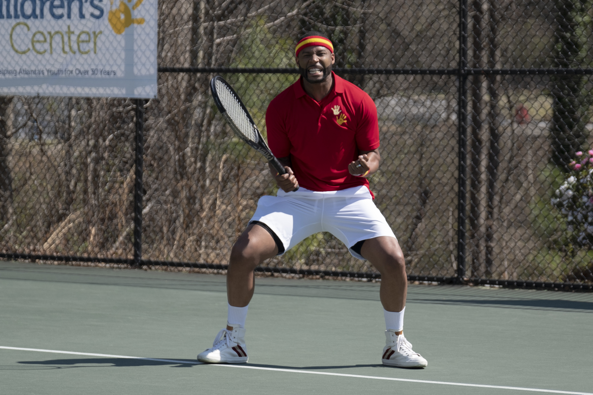 Michael Culhane playing tennis Dynasty