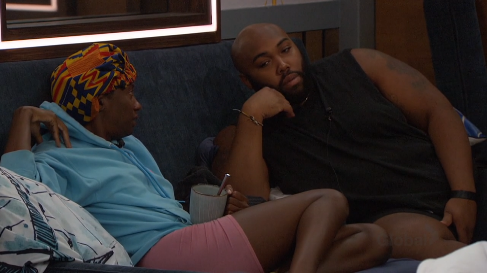 Big Brother 23 Azah and Derek F. Distrusting Tiffany