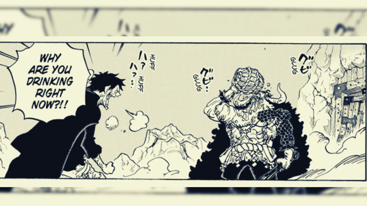 Take that you drunk!” One Piece 1037 - Wano
